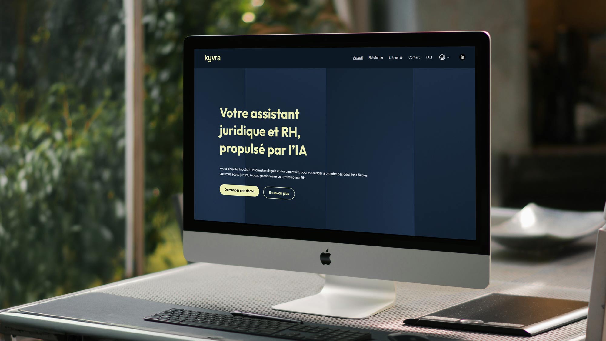 Kyvra home page