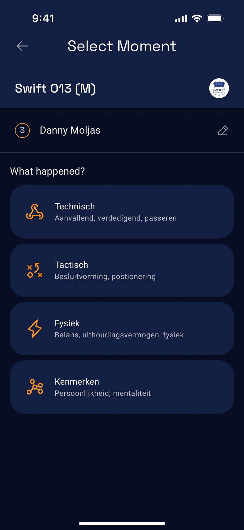 Scoutmate app - Wedstrijden
