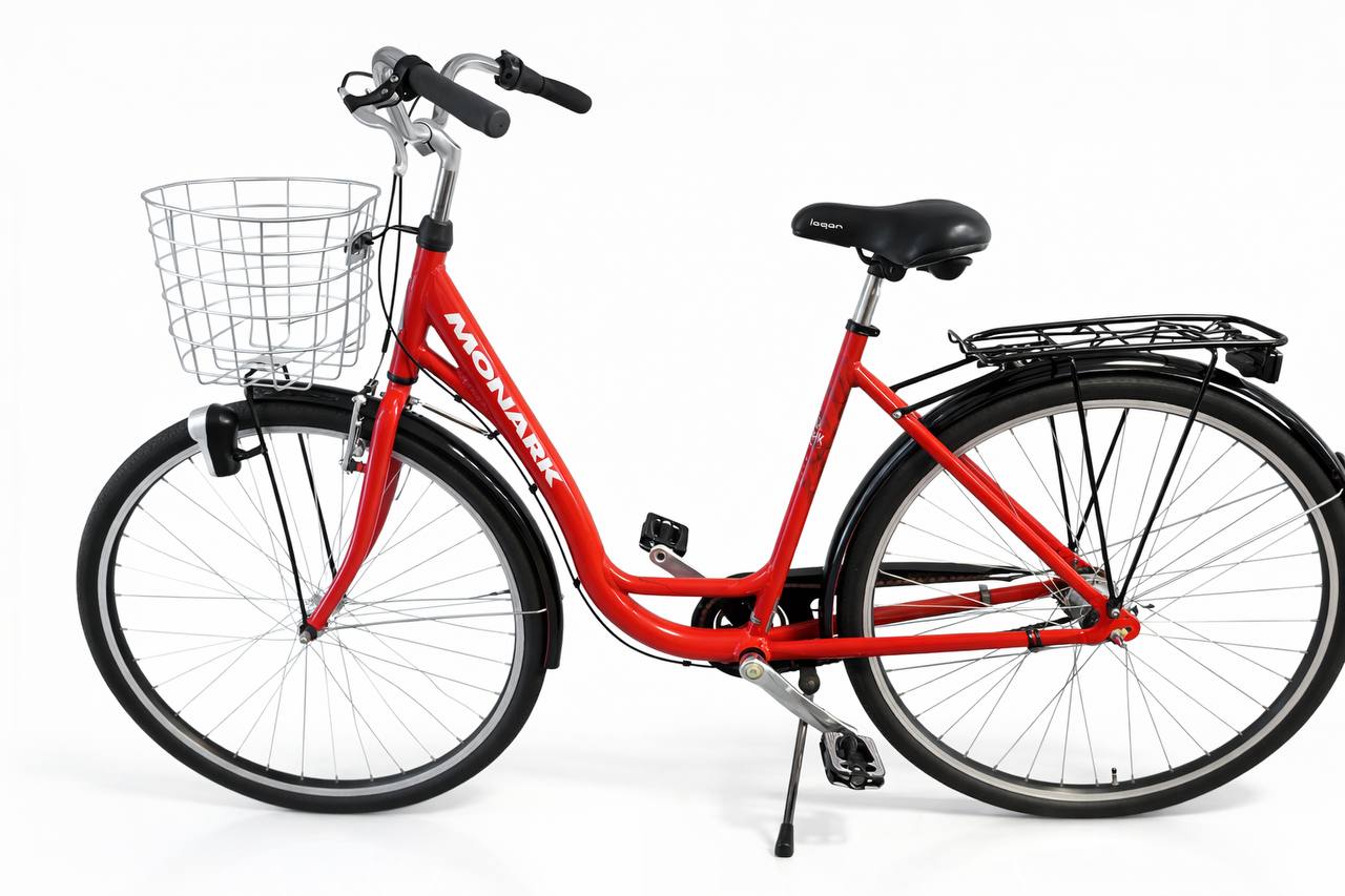 Ultra 505 damcykel 26 tum med 21 växlar och pakethållare – begagnad cykel servad hos cykelverkstad i Uppsala med full cykel service