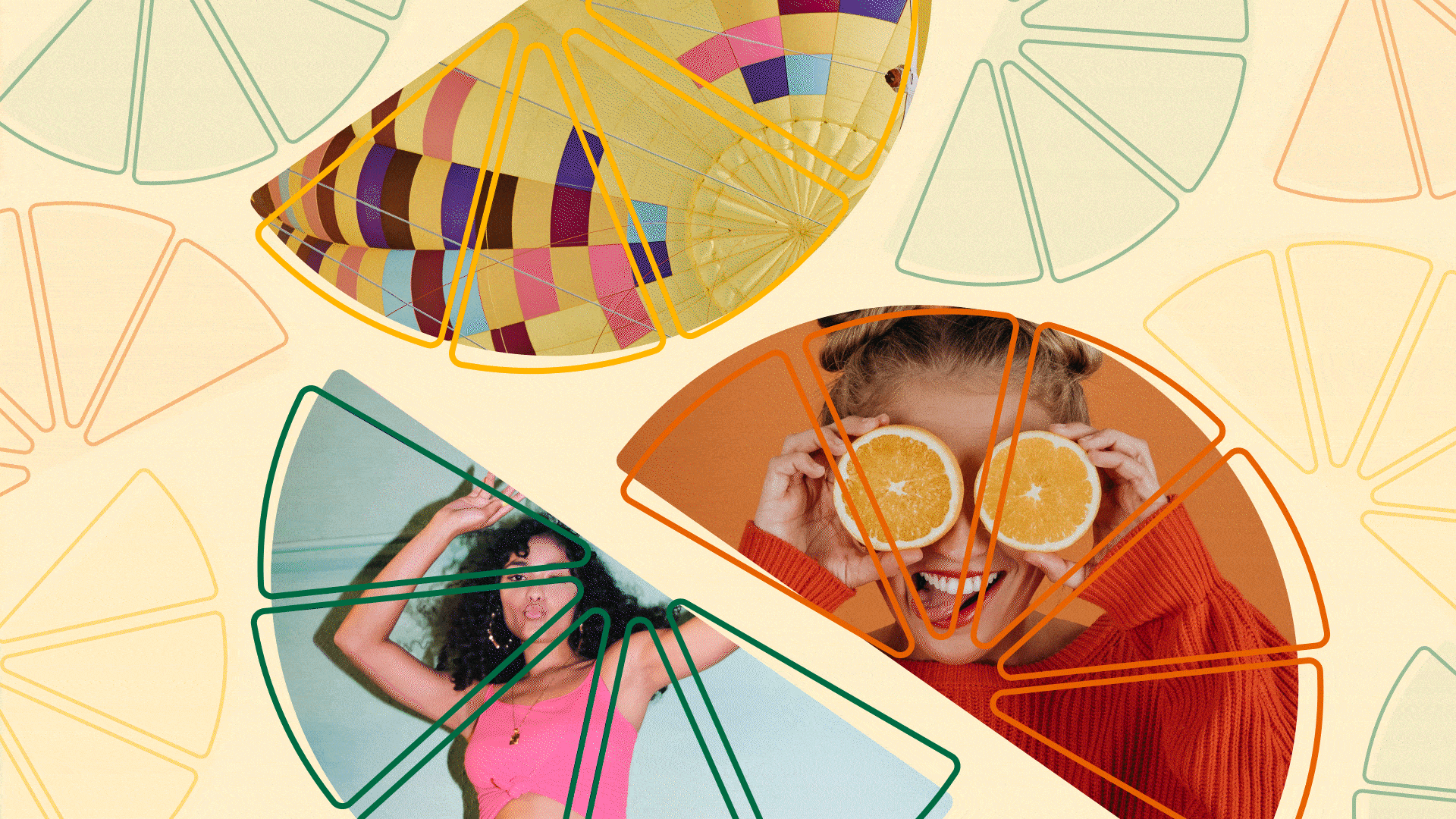 Animated GIF of the Citron banking app interface.