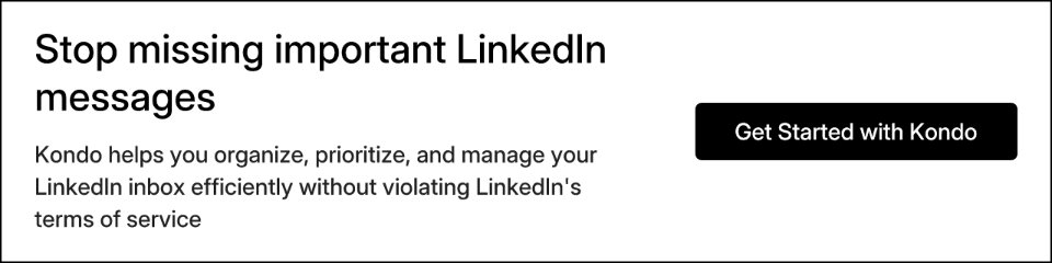 Stop missing important LinkedIn messages