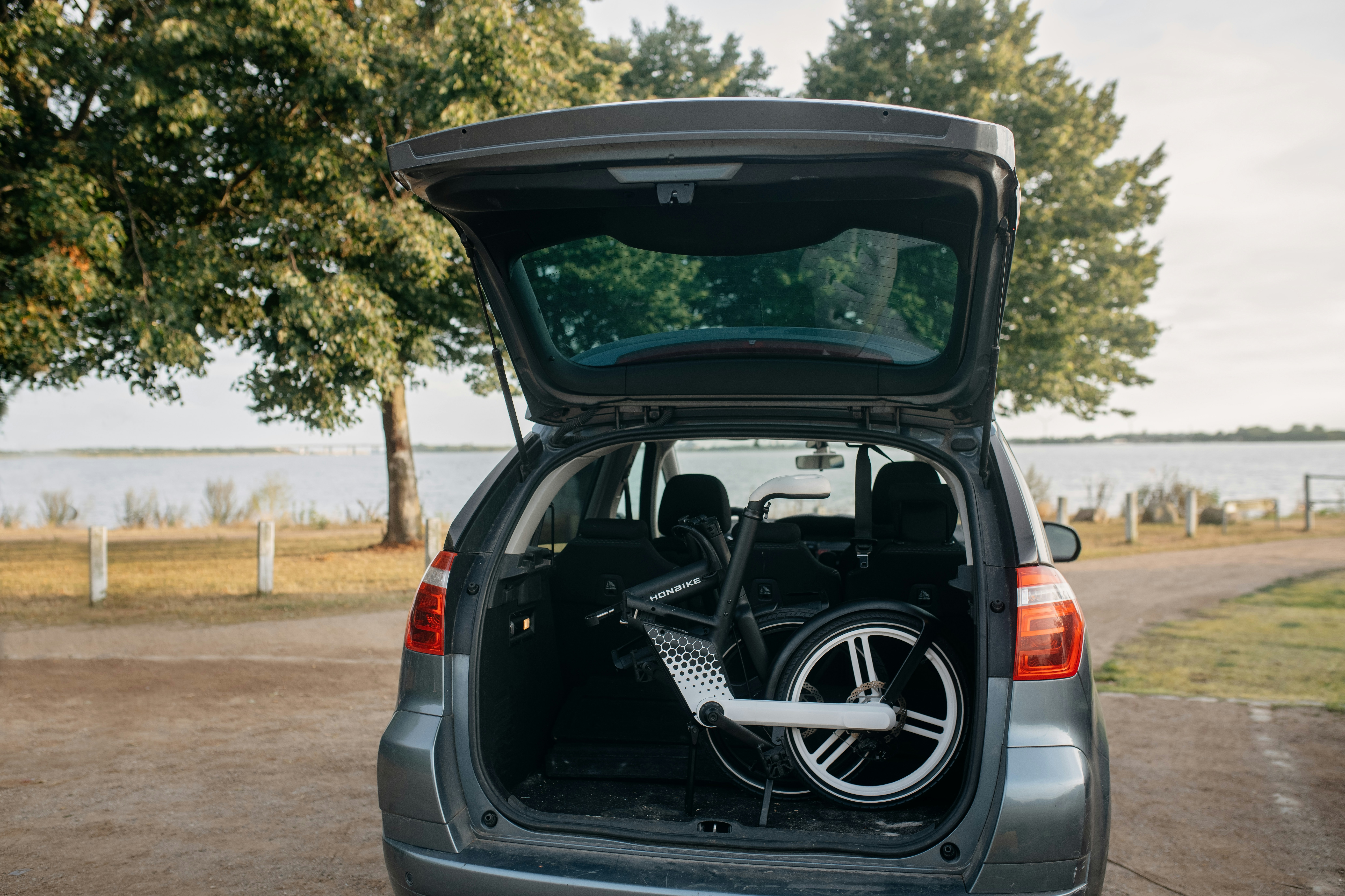 a car with its trunk open