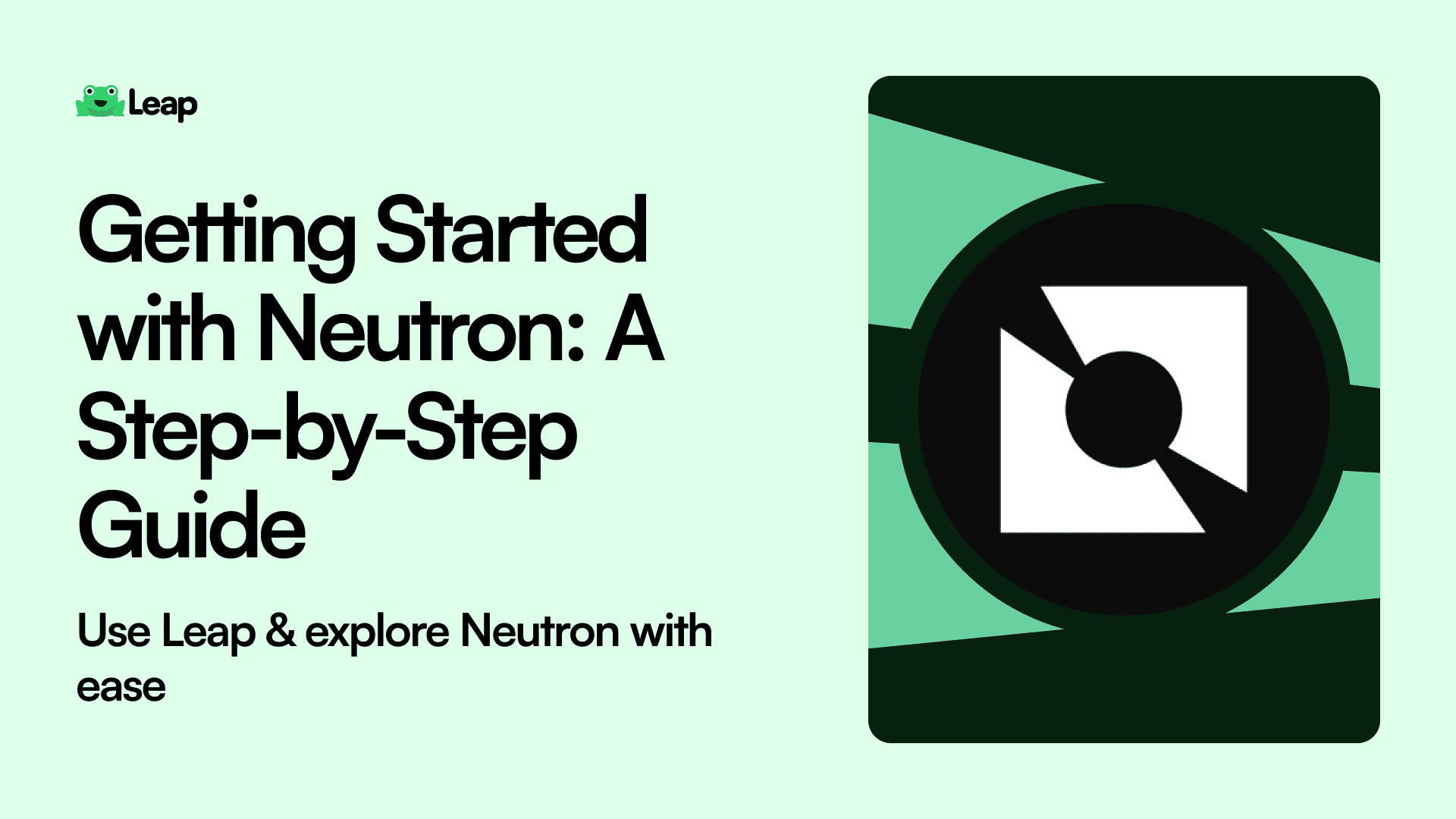 Neutron Chain support live on Leap Wallet