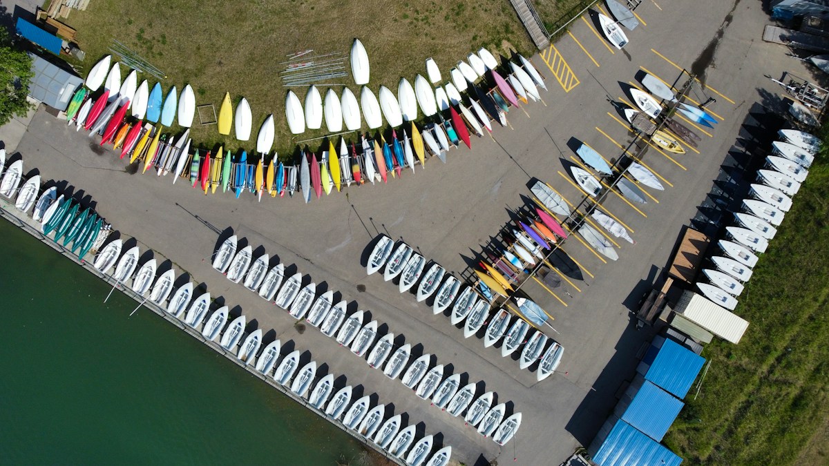 Organized boat storage