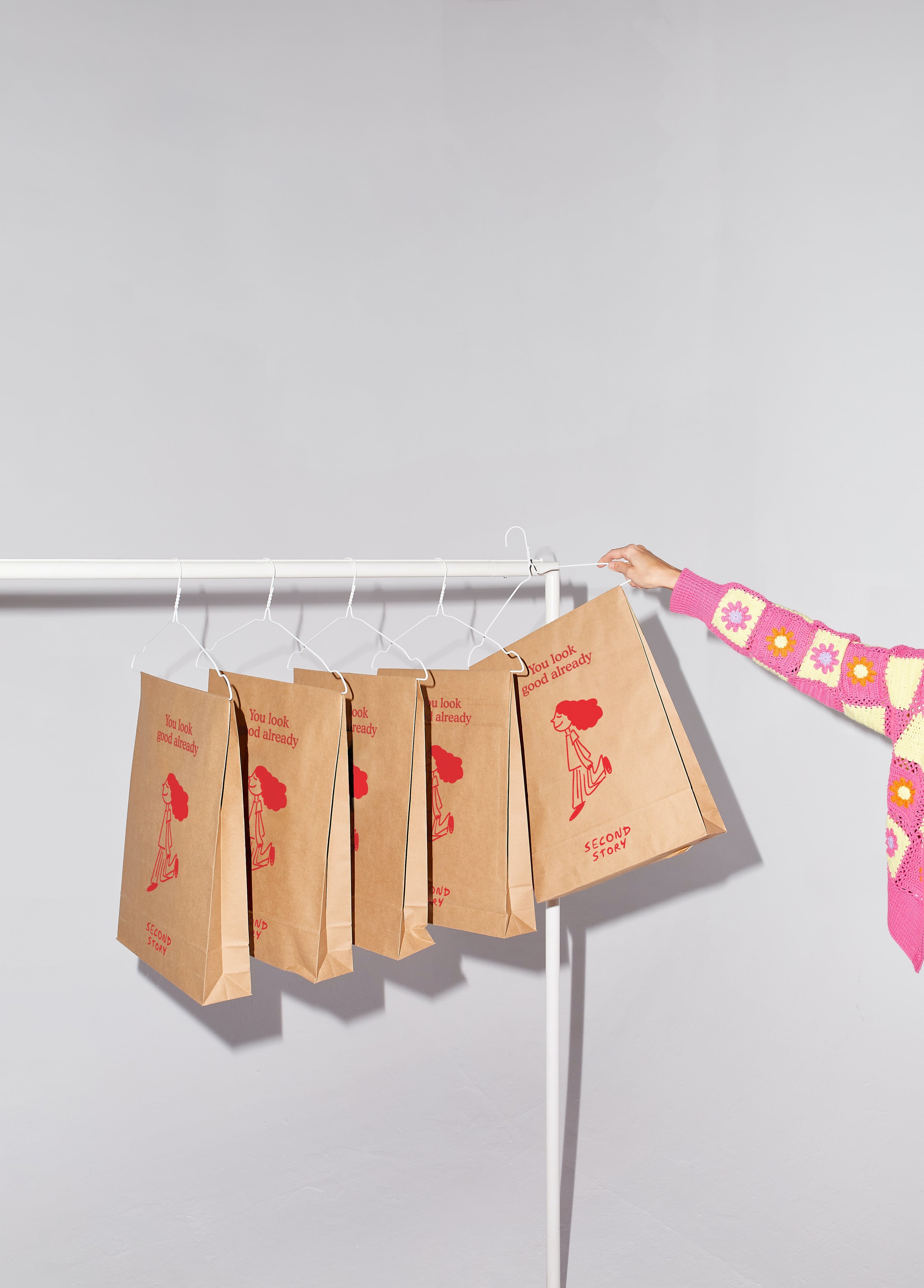 Brand identity and illustration for vintage store