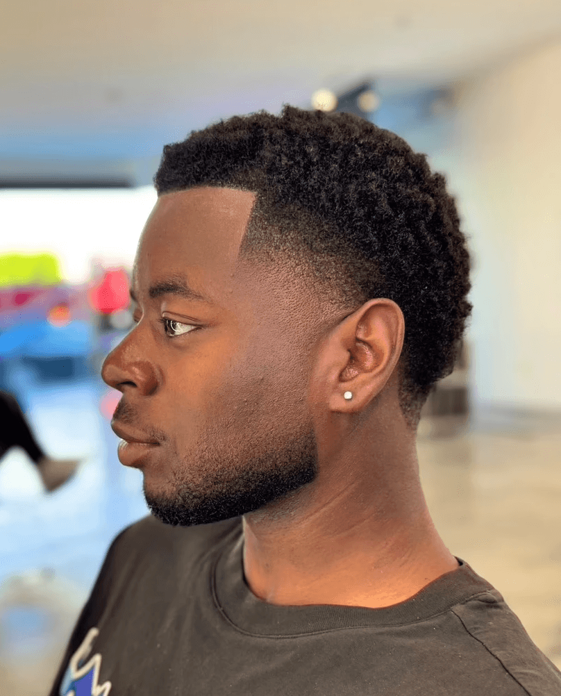 Taper fade with hairline restoration and microfiber enhancements for a polished men’s hairstyle, Beard grooming, mens haircut