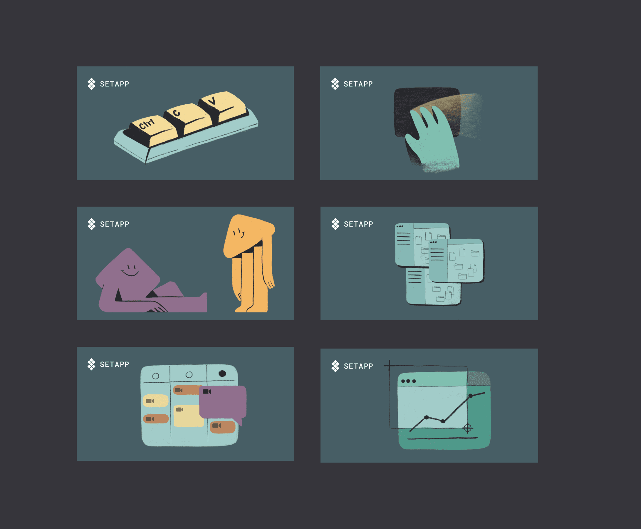 Homescreen with open bottom drawer