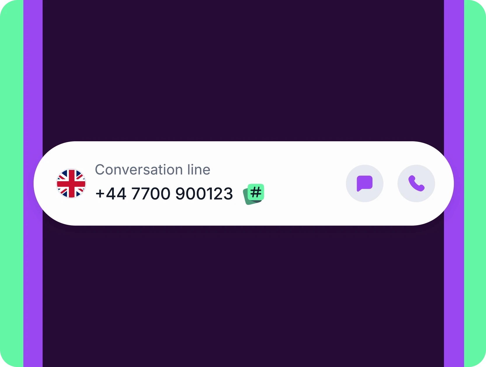 2つの電話の画像