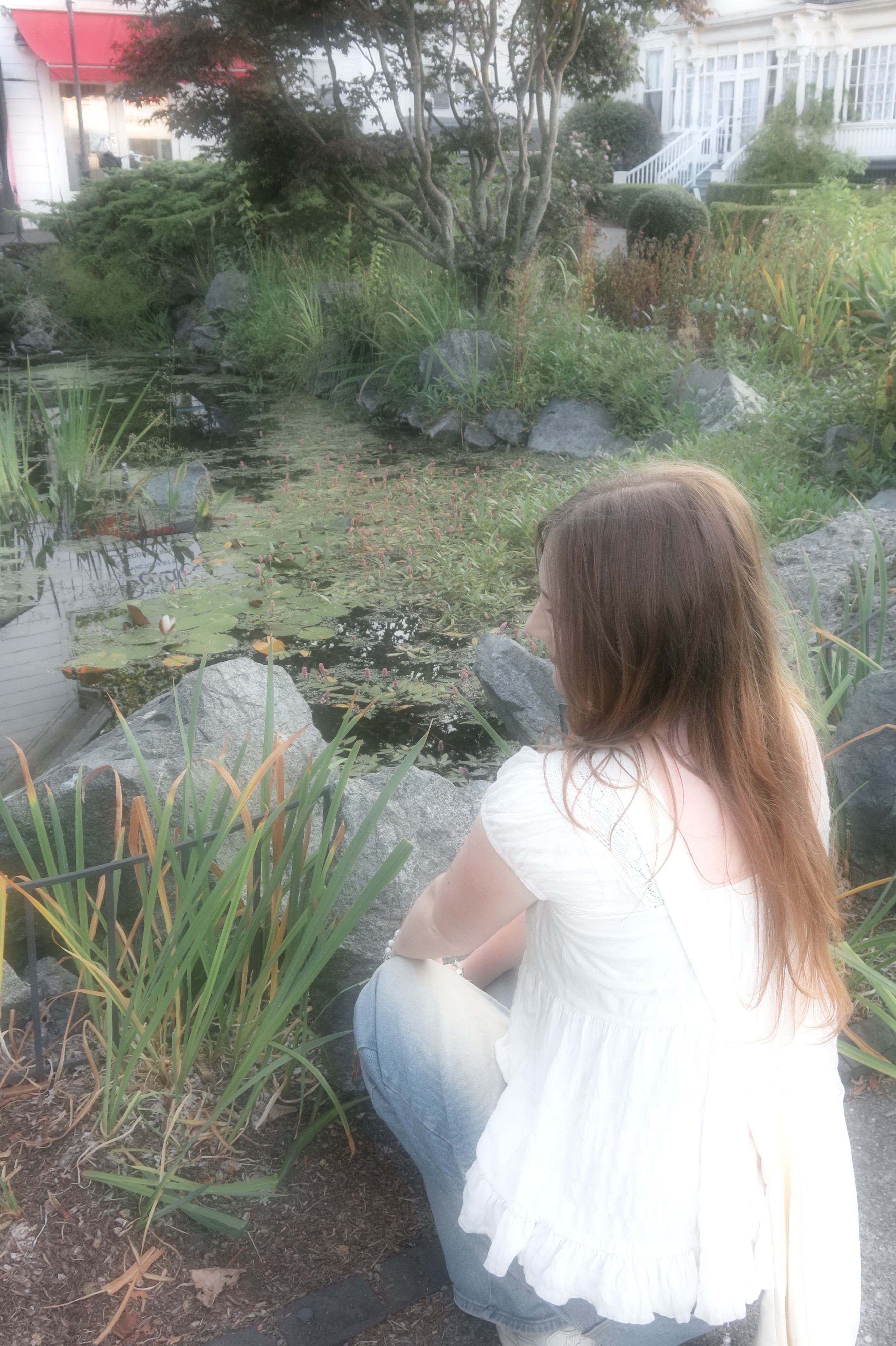 Woman with color palette