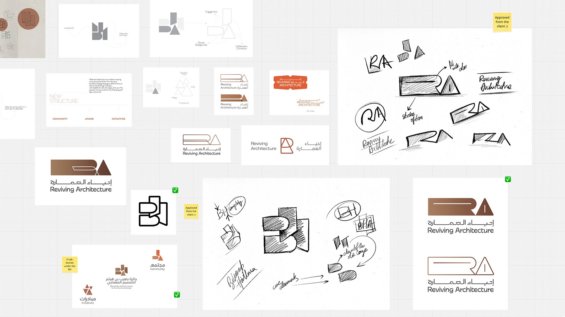 Sunlit meadow with trees and mountains in background