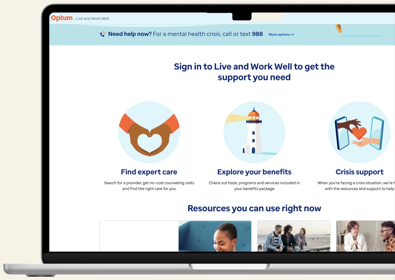 Optum Behavioral Health UXD Platform Revamp