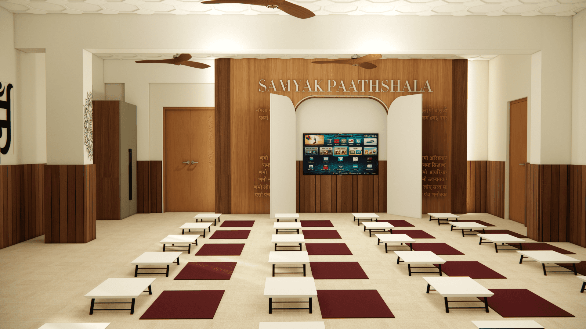 Project showcase image featuring a modern, refined interior.