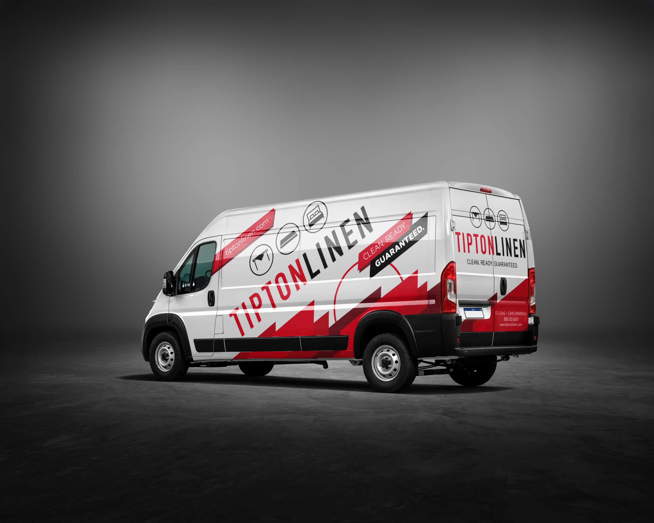 Tipton Linen Van Wrap Design