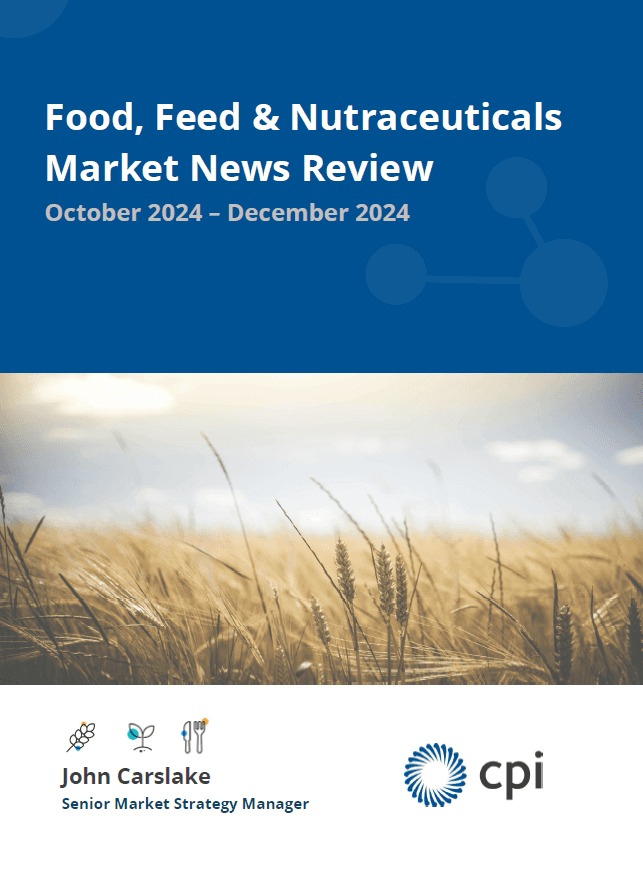 Food feed & nutraceuticals - Market News Review cover.