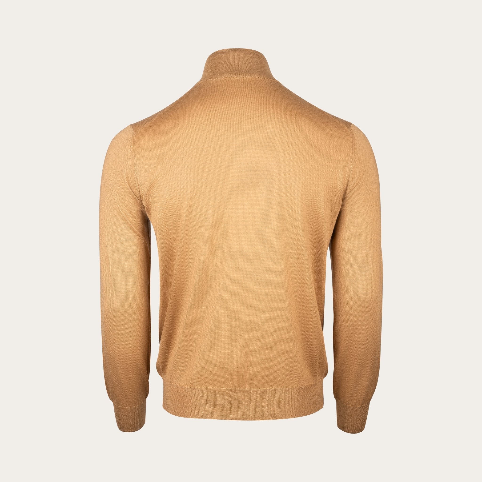 Lightweight Half - zip cashmere and silk sweater - Mandelli UK