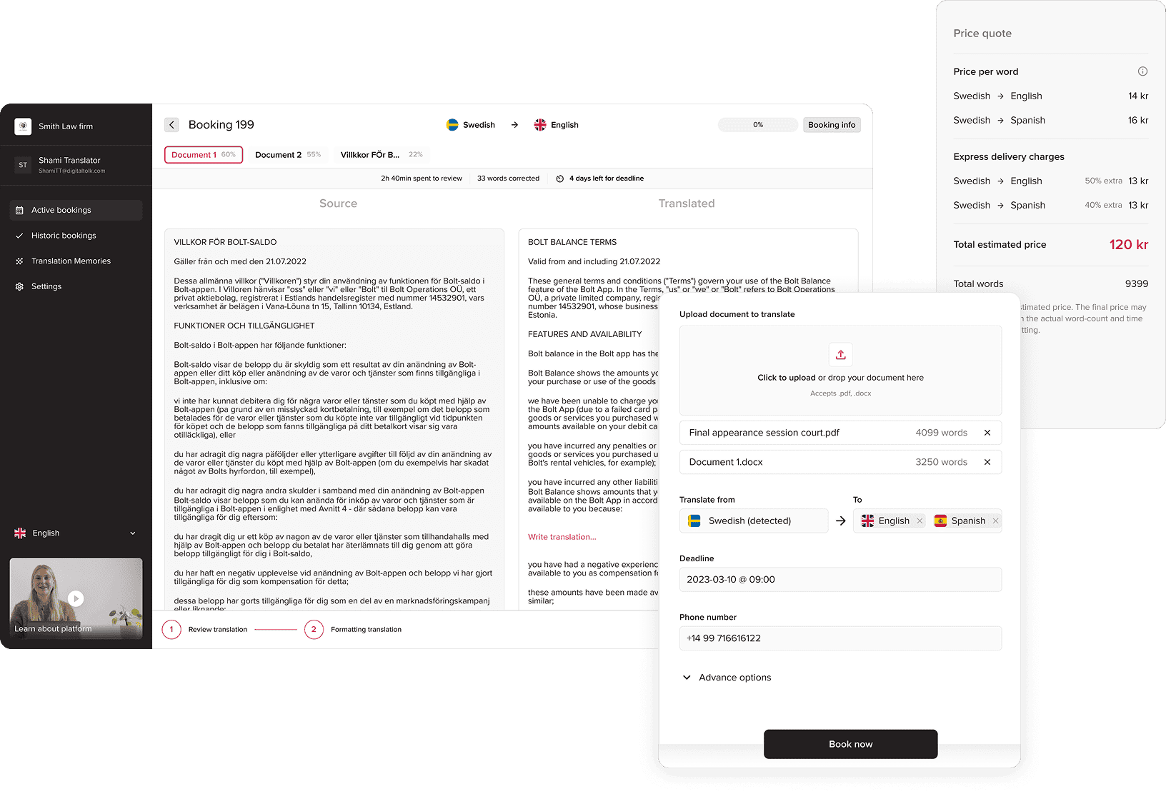 DigitalTolk AI translation platform
