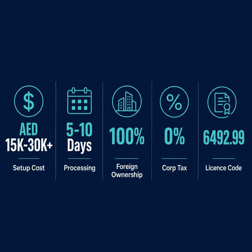 Infographic: Financing Operations Business License in Dubai: Cost and Requirements