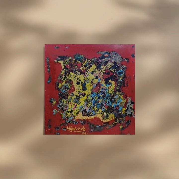 premium art poster and canvas prints, with originals available, from QART , of the artwork " Abstract "