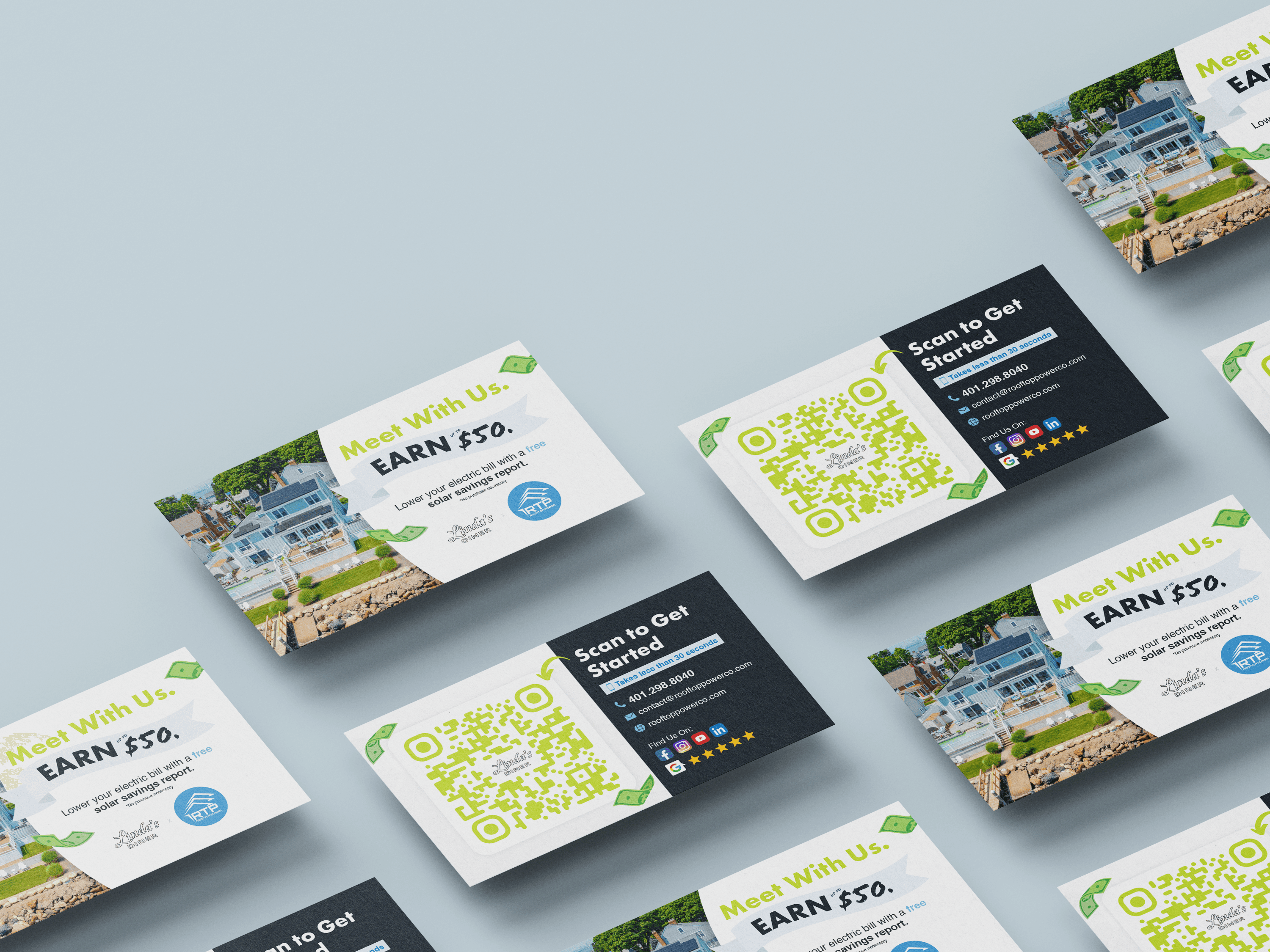 Rooftop Power Get the Referral Cards