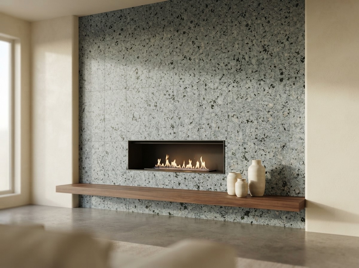 Rania Green Honded Natural Granite Honded finish detail view - Saudi natural stone by Al Takadom