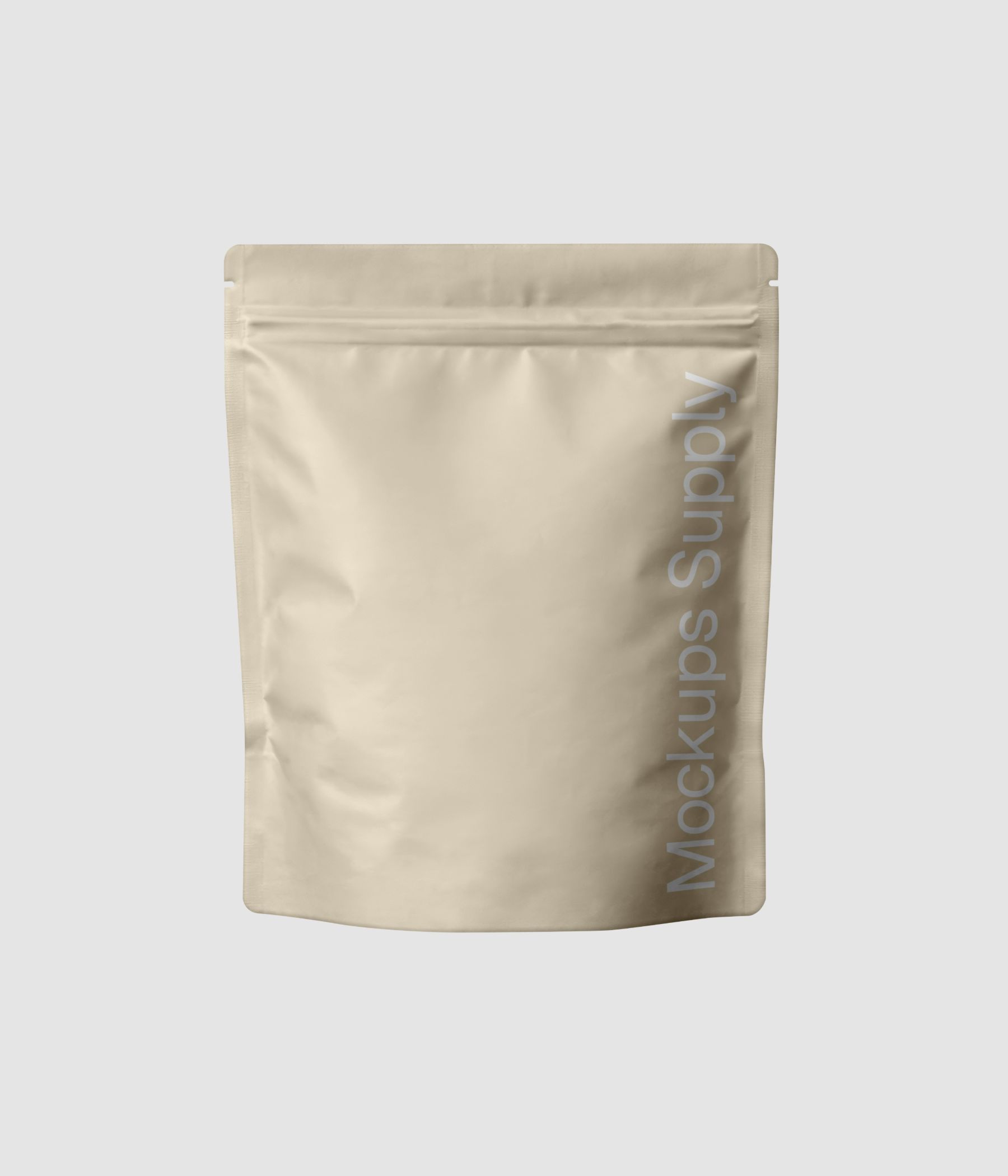 Realistic coffee bag mockup for packaging and cafe identity design showcase