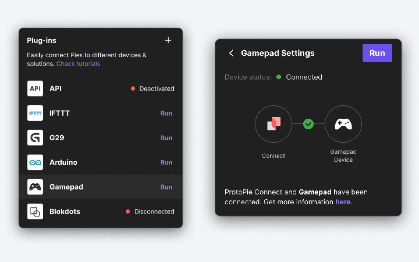 {'_type': 'localeString', 'en': 'Connected.'}