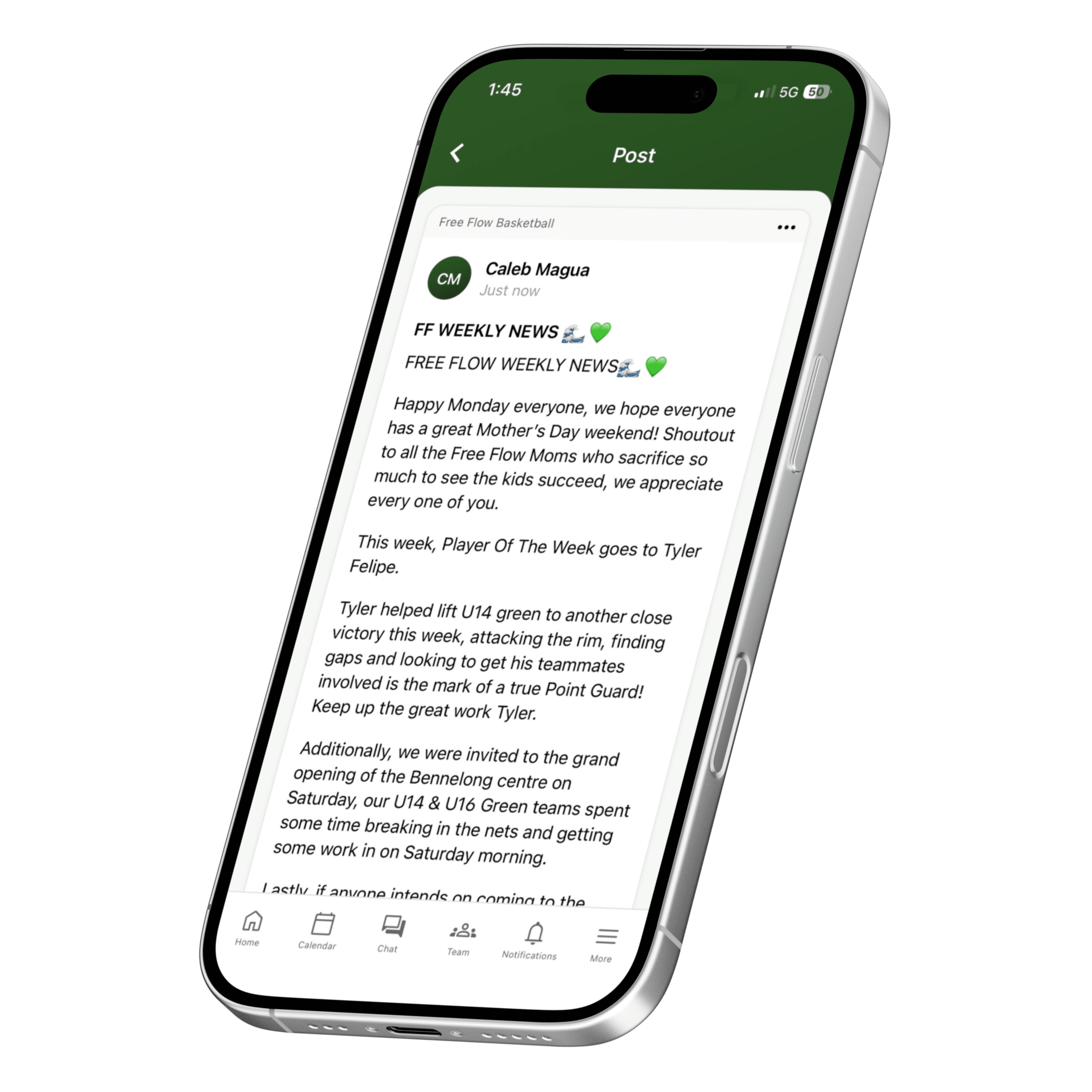 Free Flow Basketball Weekly News post on the 360 player app