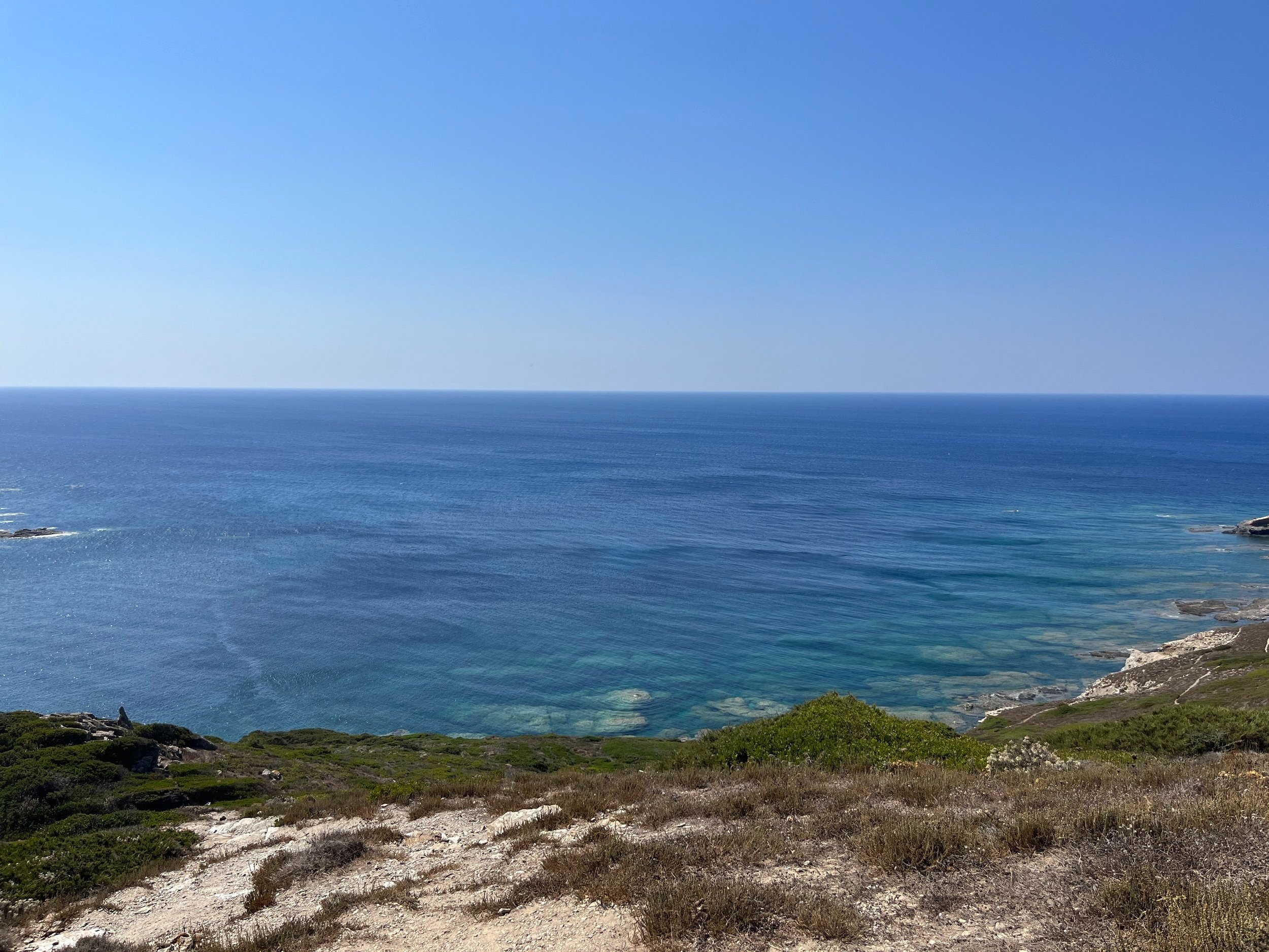 Vista desde la costa oeste de la isla