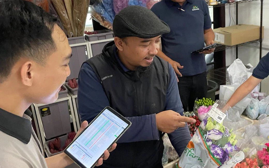 Bromelia Flowers aan het werk met FreshPortal