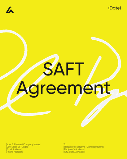 SAFT Agreement