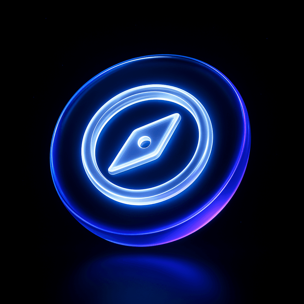 Blue 3D Abstract