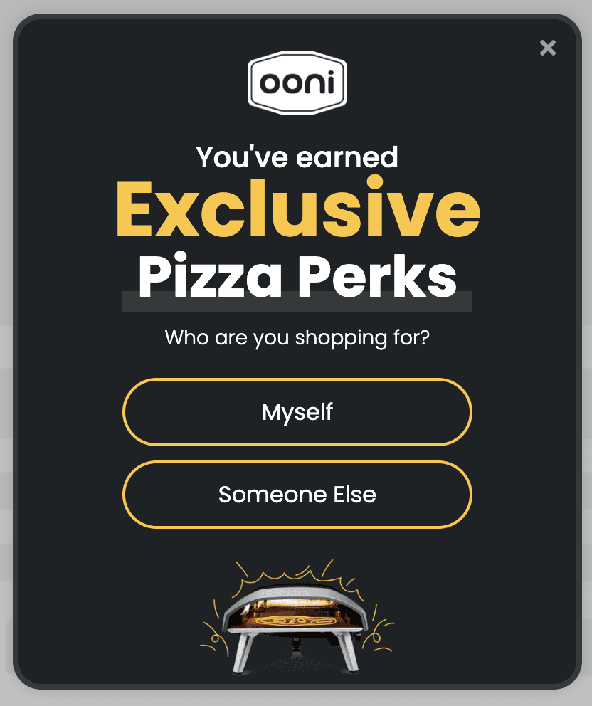 Ooni lead capture screen 2