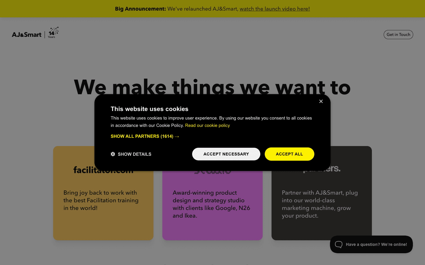 AJ&Smart: Design sprint pioneers, rapid validation, workshop facilitation listed among the best yc-startups website redesign agencies for yc-startups expertise