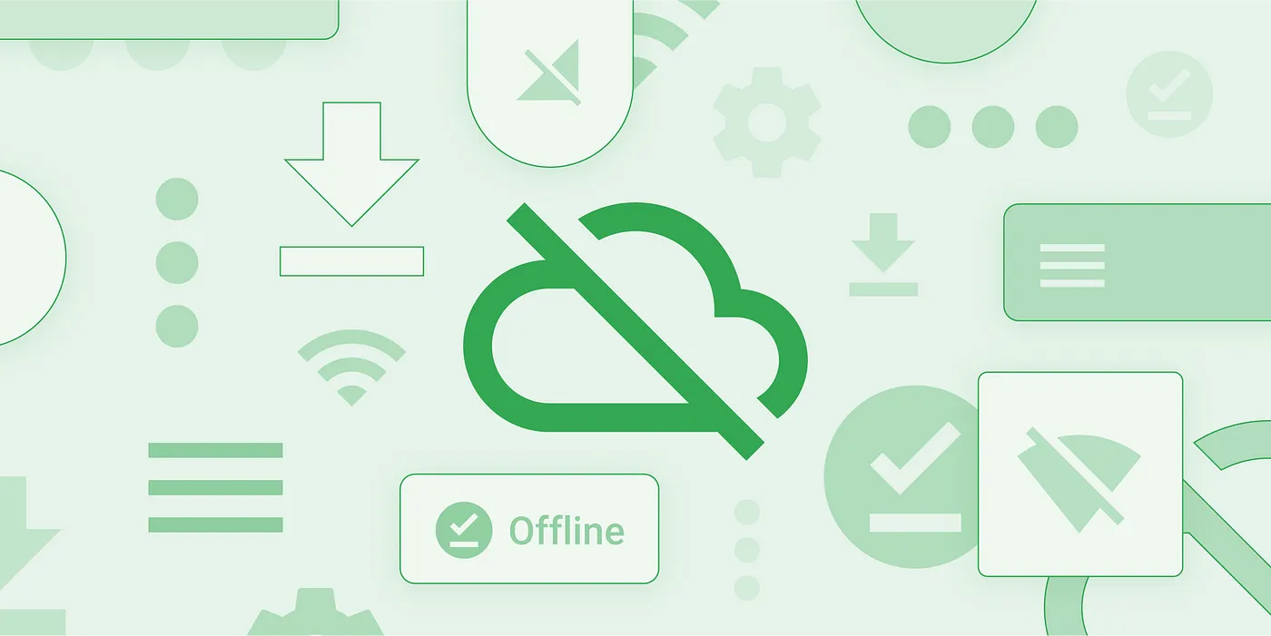 an illustration showing internet symbols