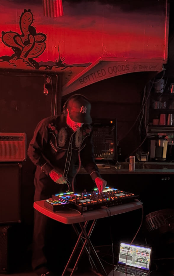 Between sets, Donny Campion is also a sought after DJ known as, Batwing.