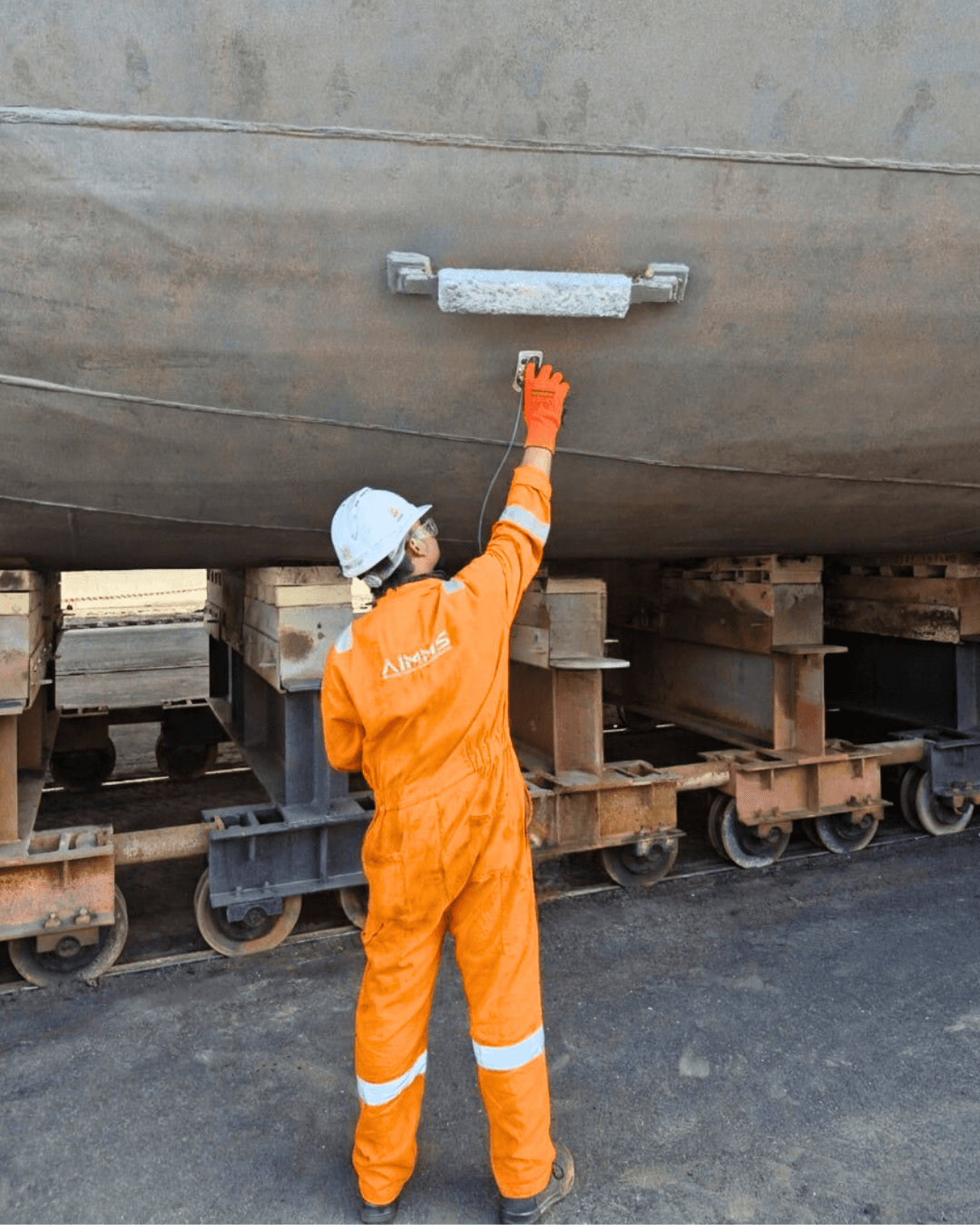 Ship hull thickness measurements
