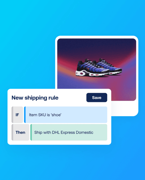 Sendcloud shipping rules example