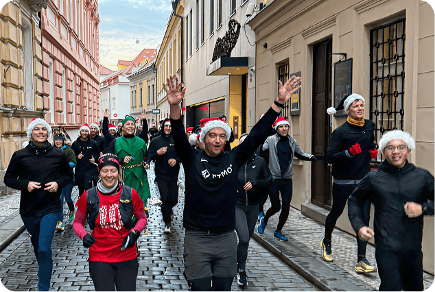 Running in Prague