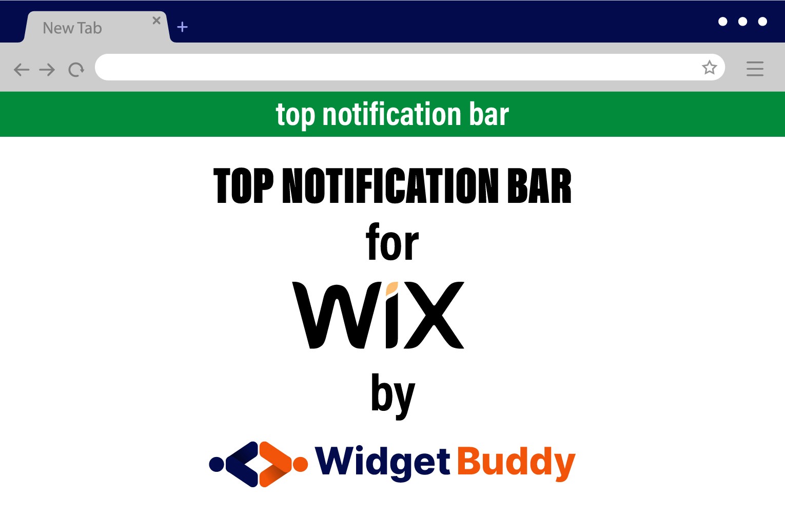 notification bar Wix WidgetBuddy