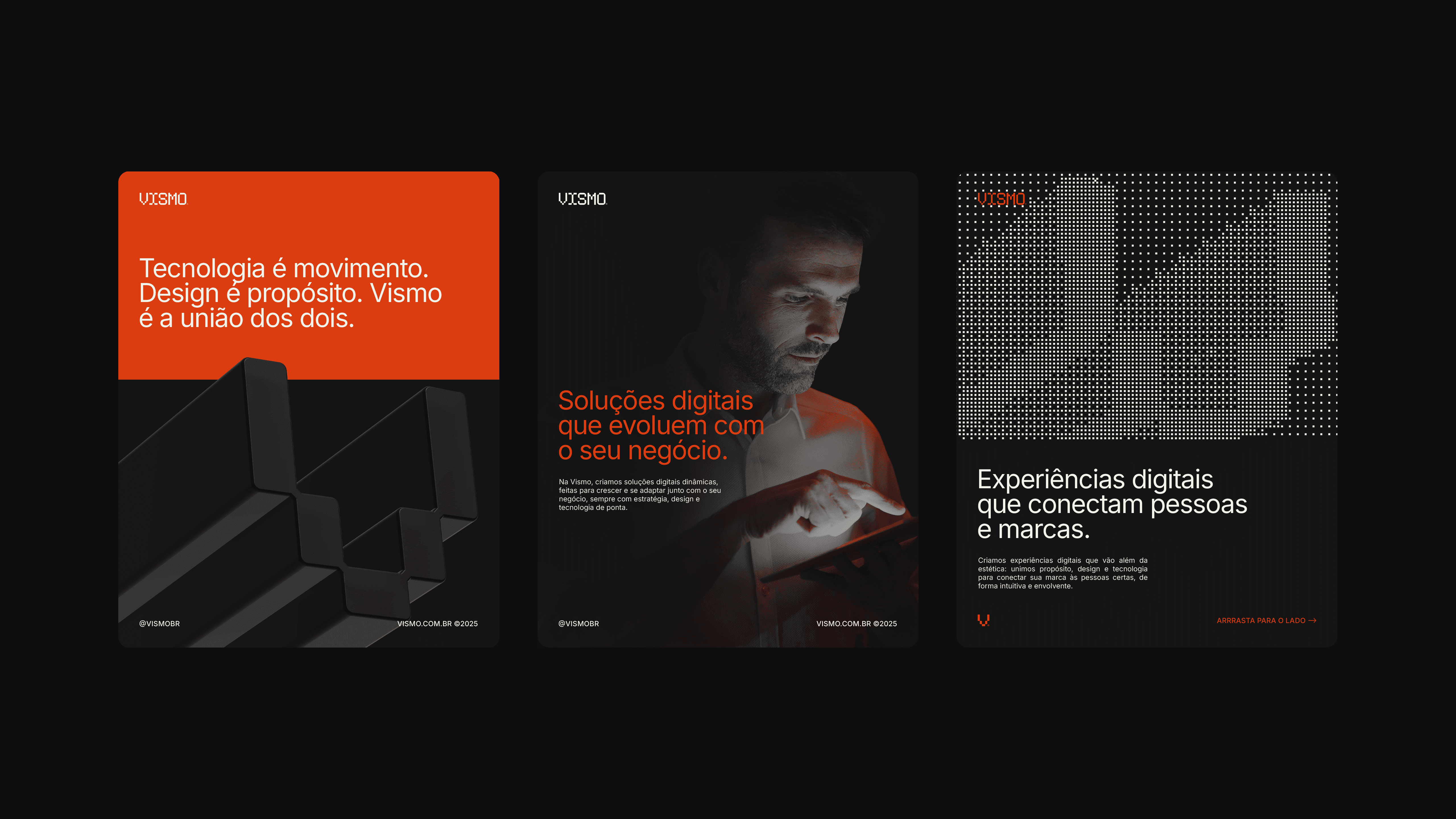 Painel publicitário da CSD Fintechs em estação urbana com mensagem sobre inovação no setor financeiro.