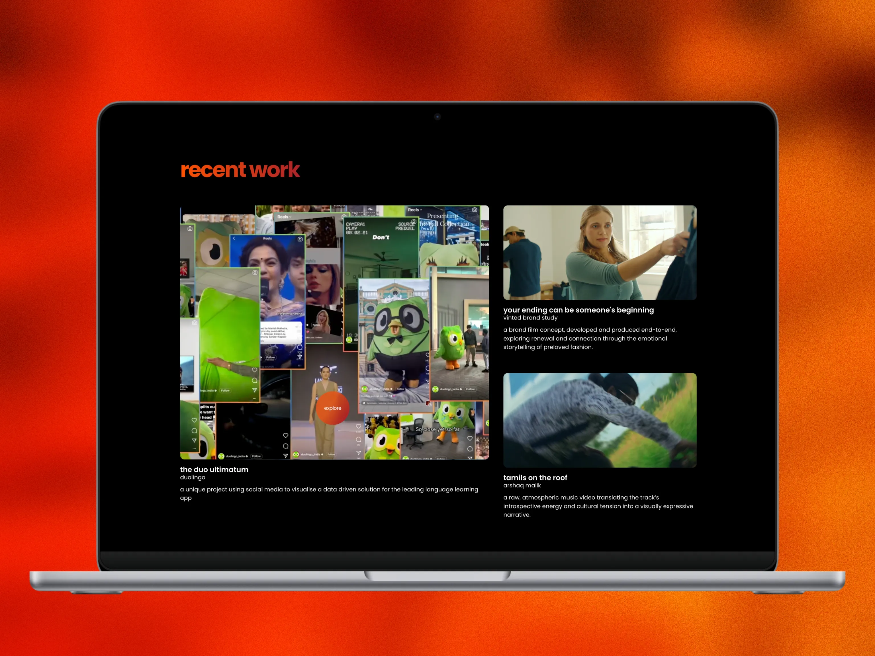 Project case study image for a Framer website by Shammas Anwer