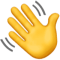 A hand emoji