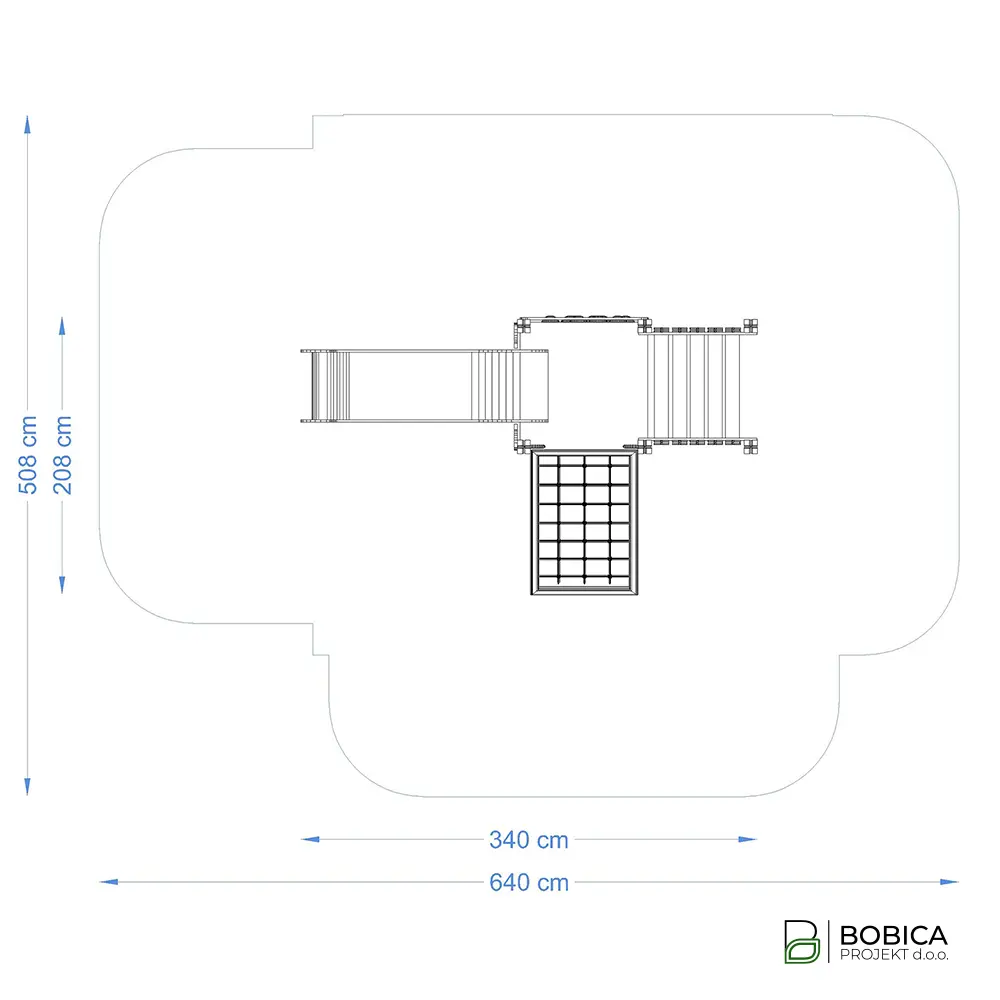 Kombinirano igralo s mrežom "ForestPeak"