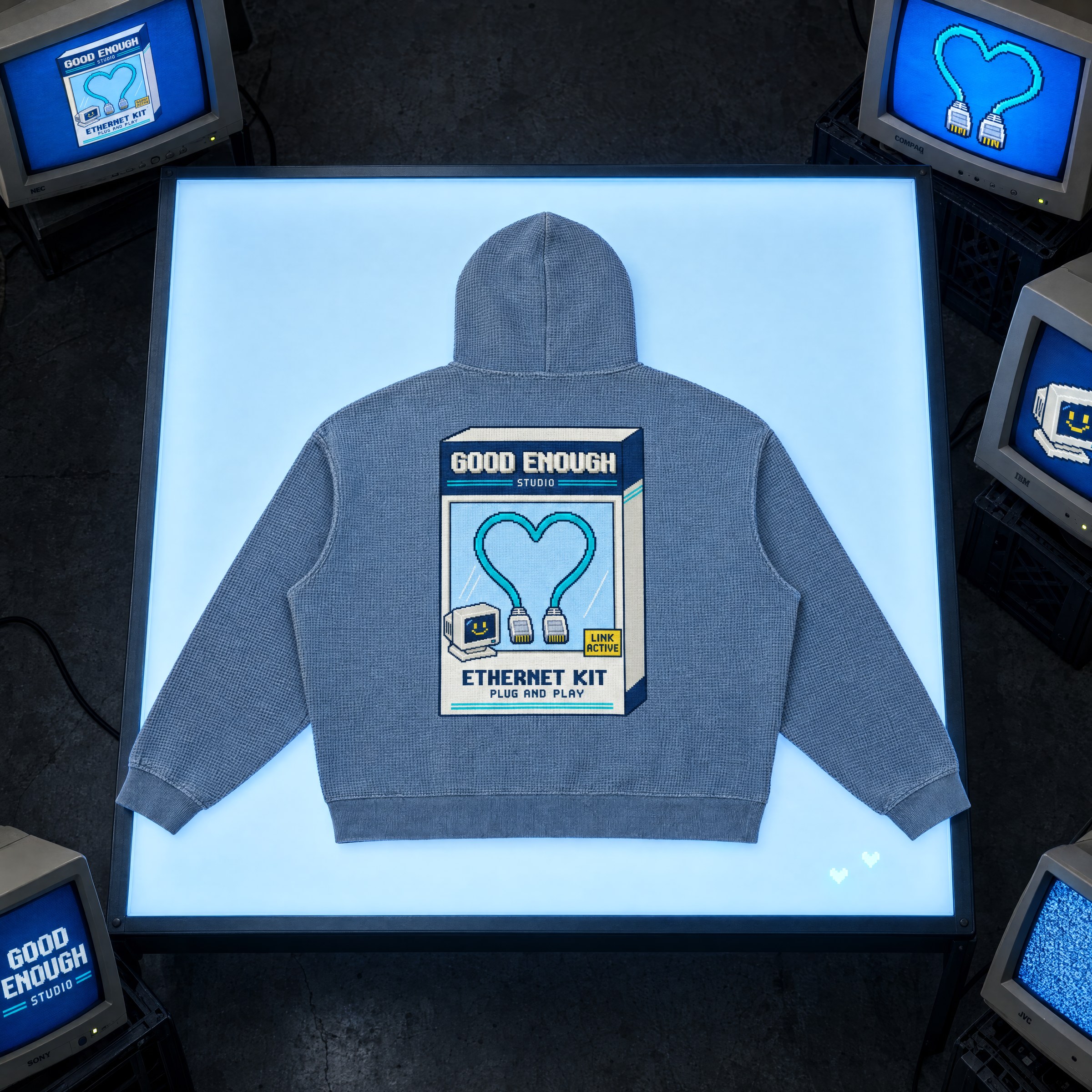 Ethernet Hoodie — Back