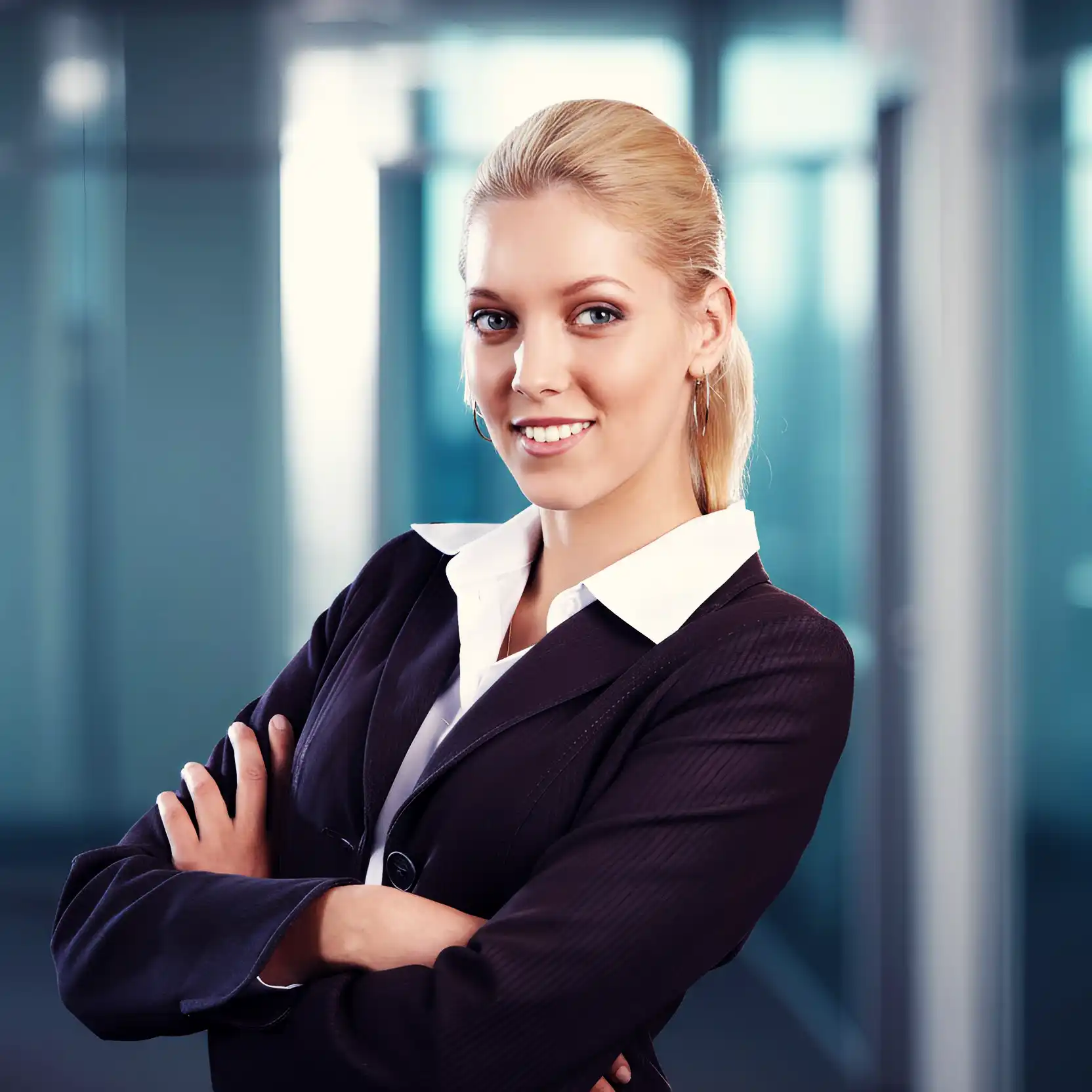 a man standing in front of a purple wall