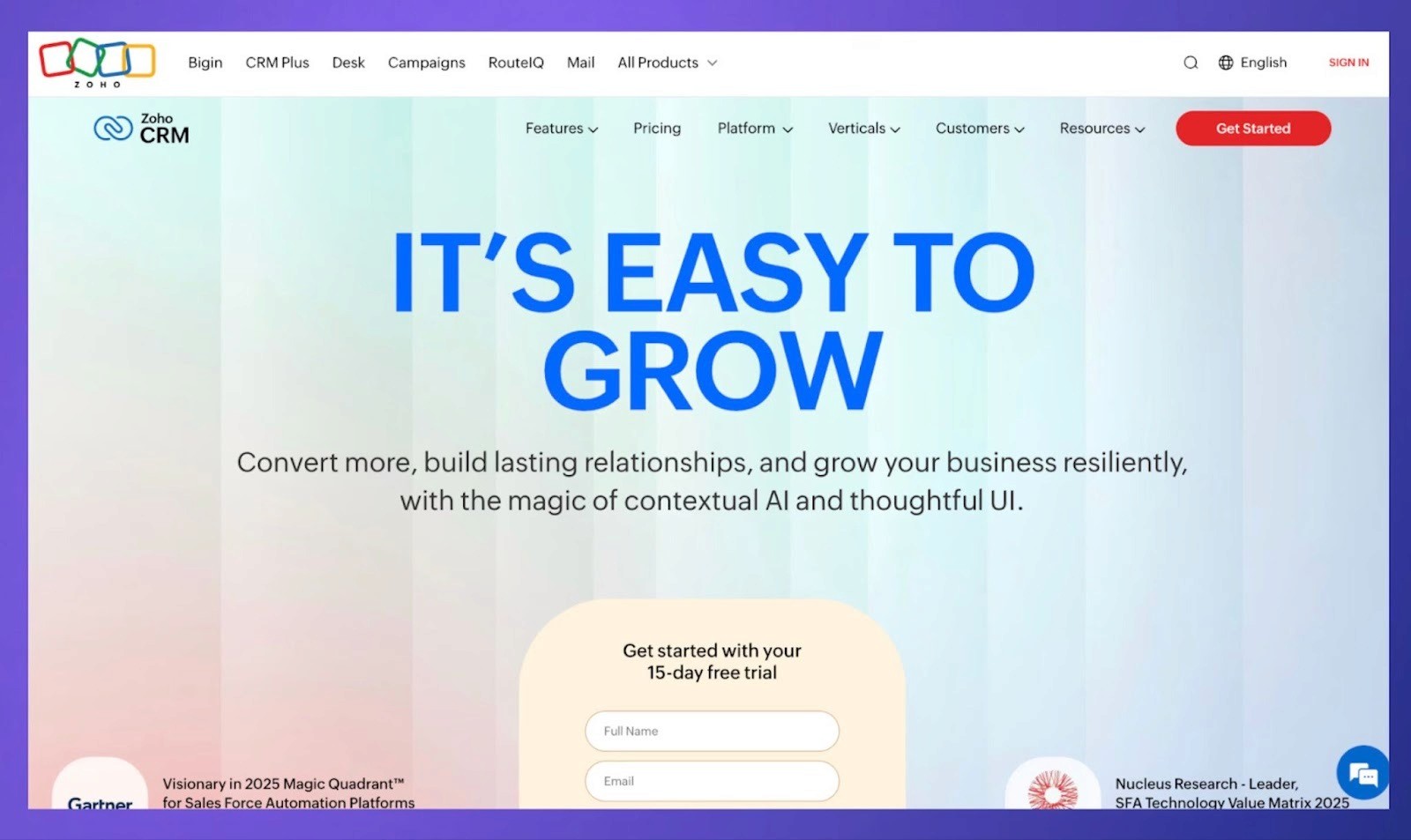 Zoho CRM, Attio Alternative