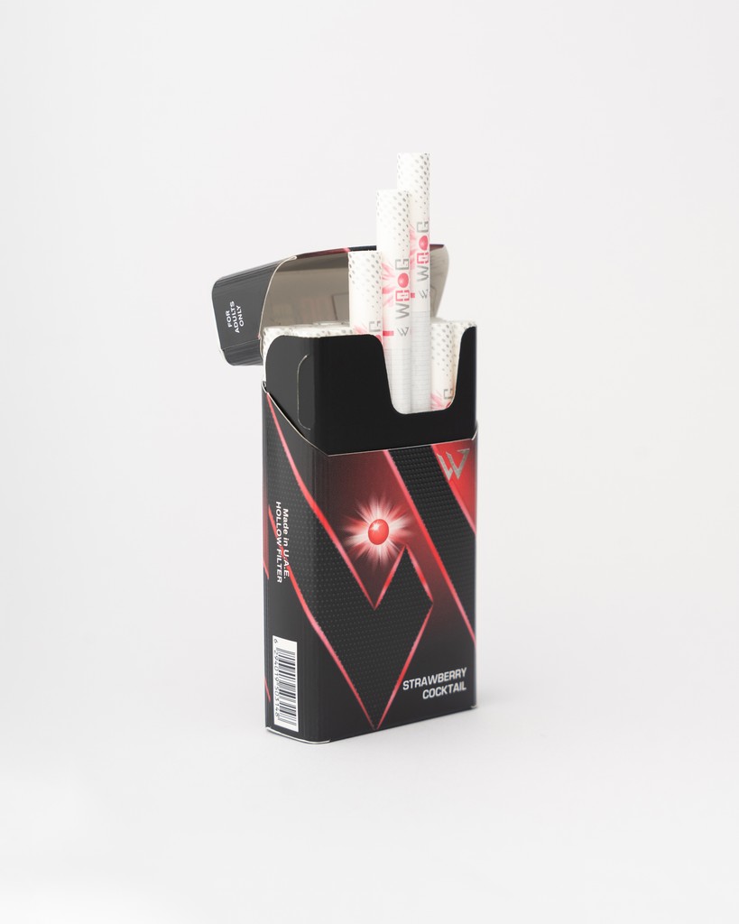 Woog Strawberry Cocktail cigarette pack.