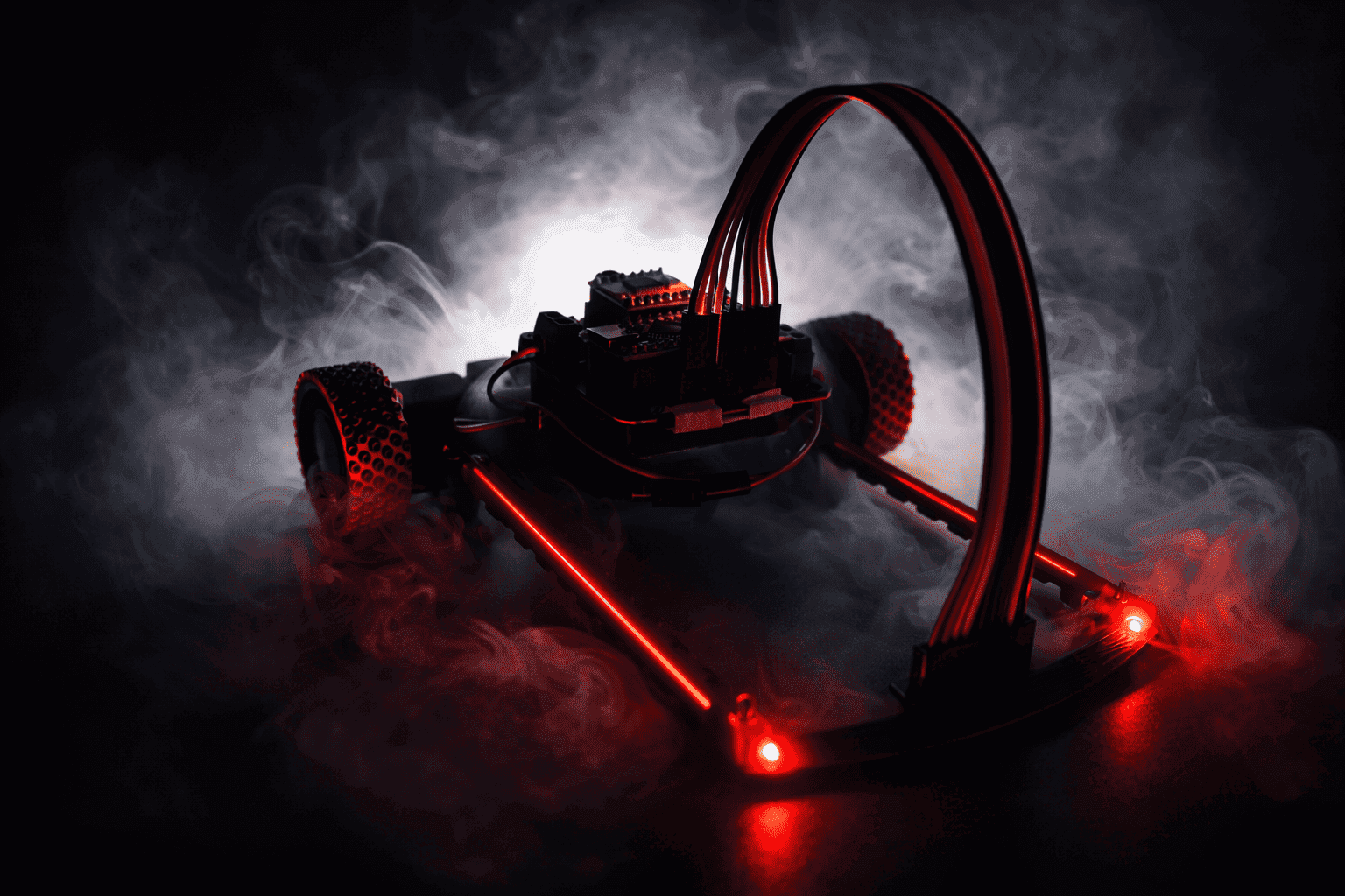 MARK 2 LINE FOLLOWING ROBOT SMOKE CINEMATIC