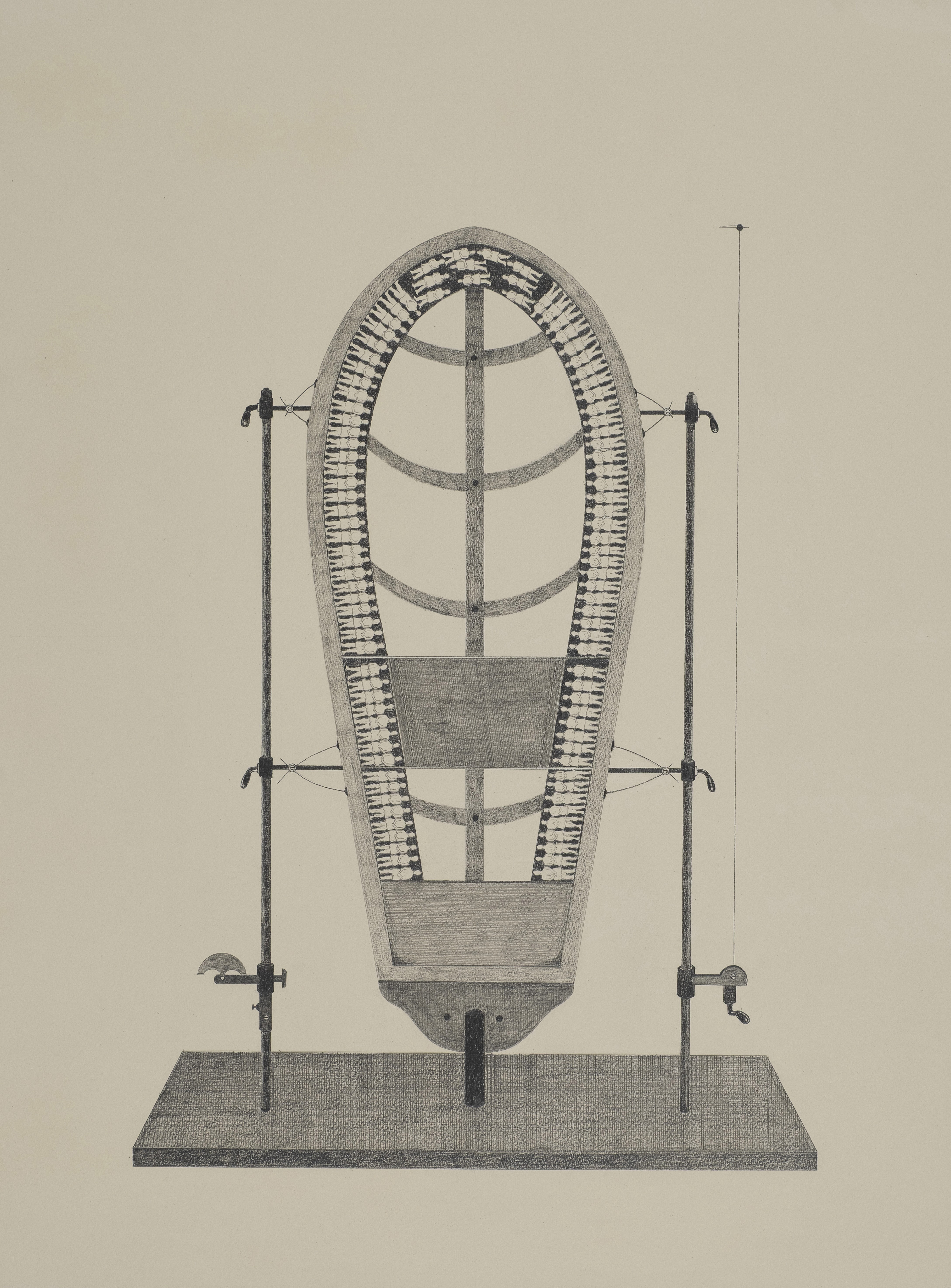 herd of sheep on road painting