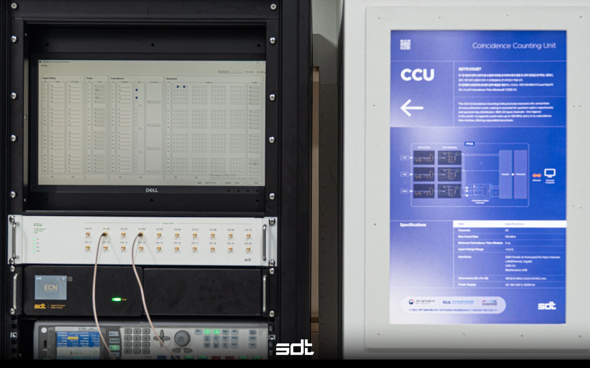 SDT, 에스디티, SDT Quantum, SDT 양자, SDT 양자컴퓨터, 한국 양자컴퓨터, 양자컴퓨터 밸류체인, Quantum Value Chain, Coincidence Counting, CCU, 국내 실험 장비, 국산 장비, 양자 소부장, KPS, 한국물리학회, 한국 양자물리